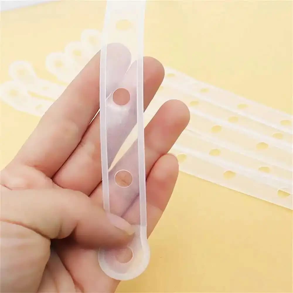30 Pezzi Strisce Connettore per Appendiabiti a 14 Fori, Accessori in Plastica per Appendiabiti, Organizzazione e Esposizione di Vestiti e Abiti
