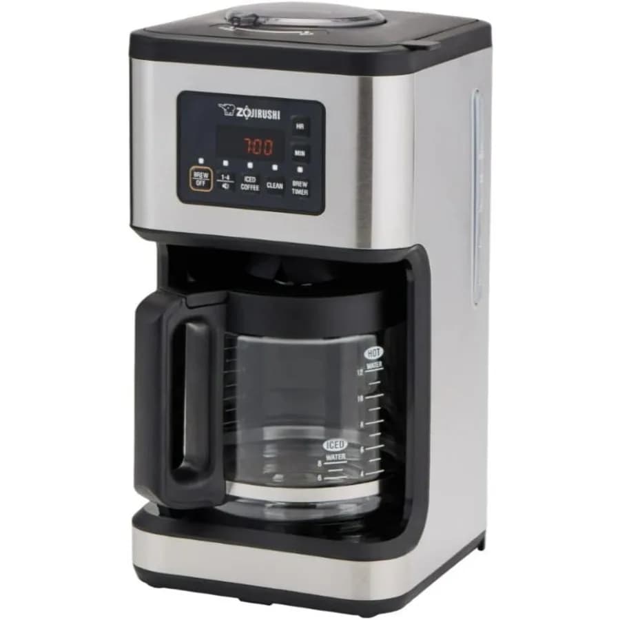 Caffettiera programmabile Dome Brew con preparazione microcomputerizzata per uso domestico e in ufficio Design nero inossidabile Tempe preciso