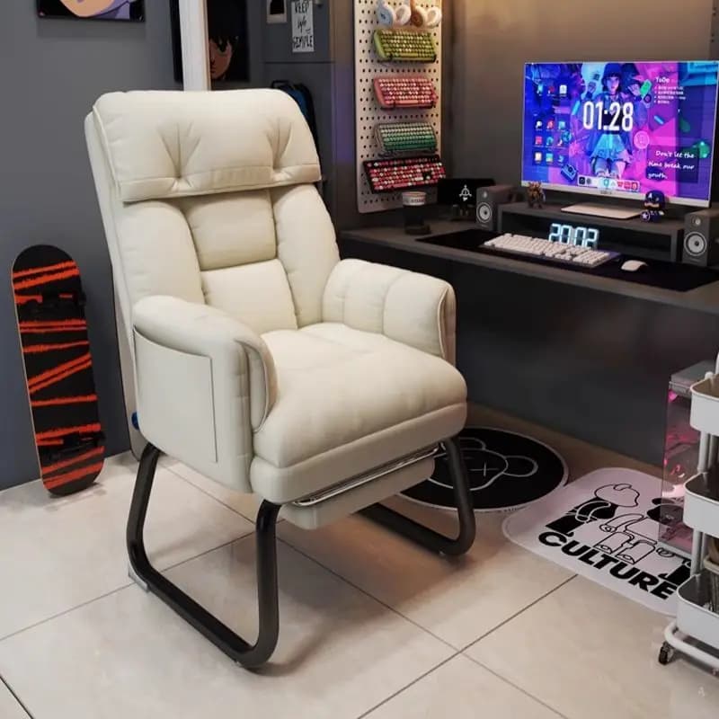 Poltrona a sacco per la casa, sedia da gioco, sedia reclinabile per camera da letto, comoda seduta a lungo termine, sedia da dormitorio con schienale
