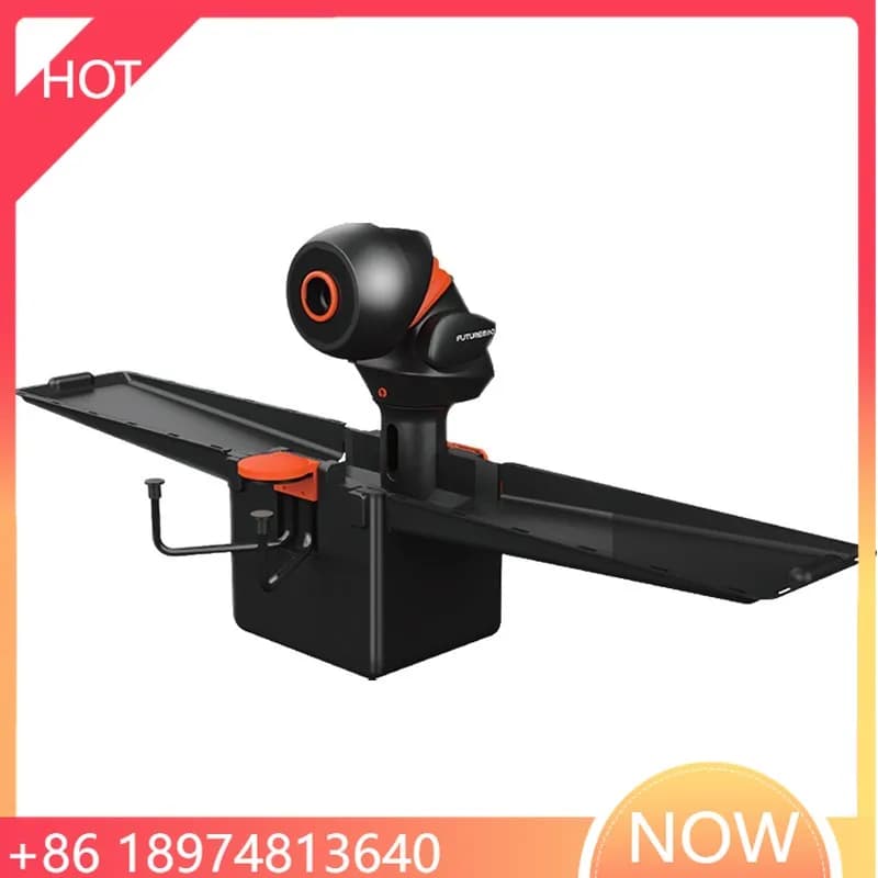 Macchina Intelligente per Palline da Ping Pong OMNI S Pro Edizione Esclusiva Nero Arancione, Regolabile a 9 Angoli, Controllo tramite APP/Tablet, per Allenamento Domestico