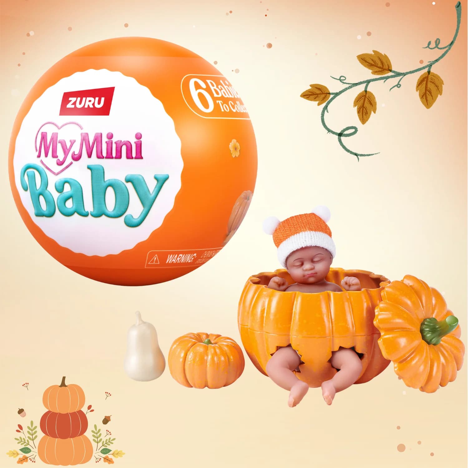 In Stock Zuru My Mini Baby Blind Ball Silicone Doll Mystery Box Collectible Surprise Toy For Adult Hobbyists