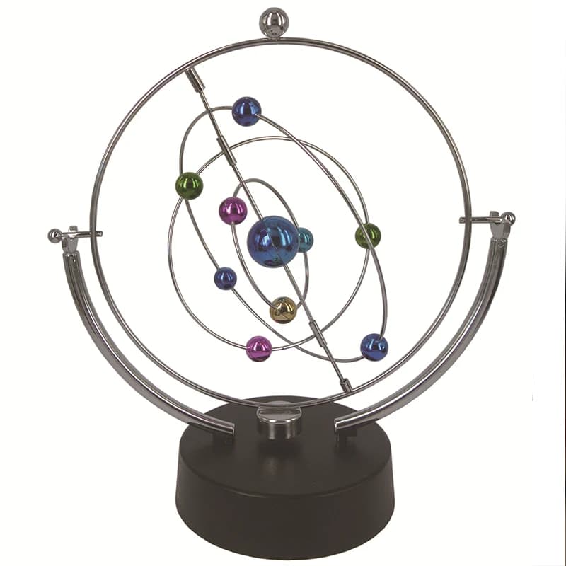 Rotazione perpetuo movimento altalena globo celeste pendolo modello cinetico orbitale girevole Gadget decorazioni per la casa ornamento artigianale
