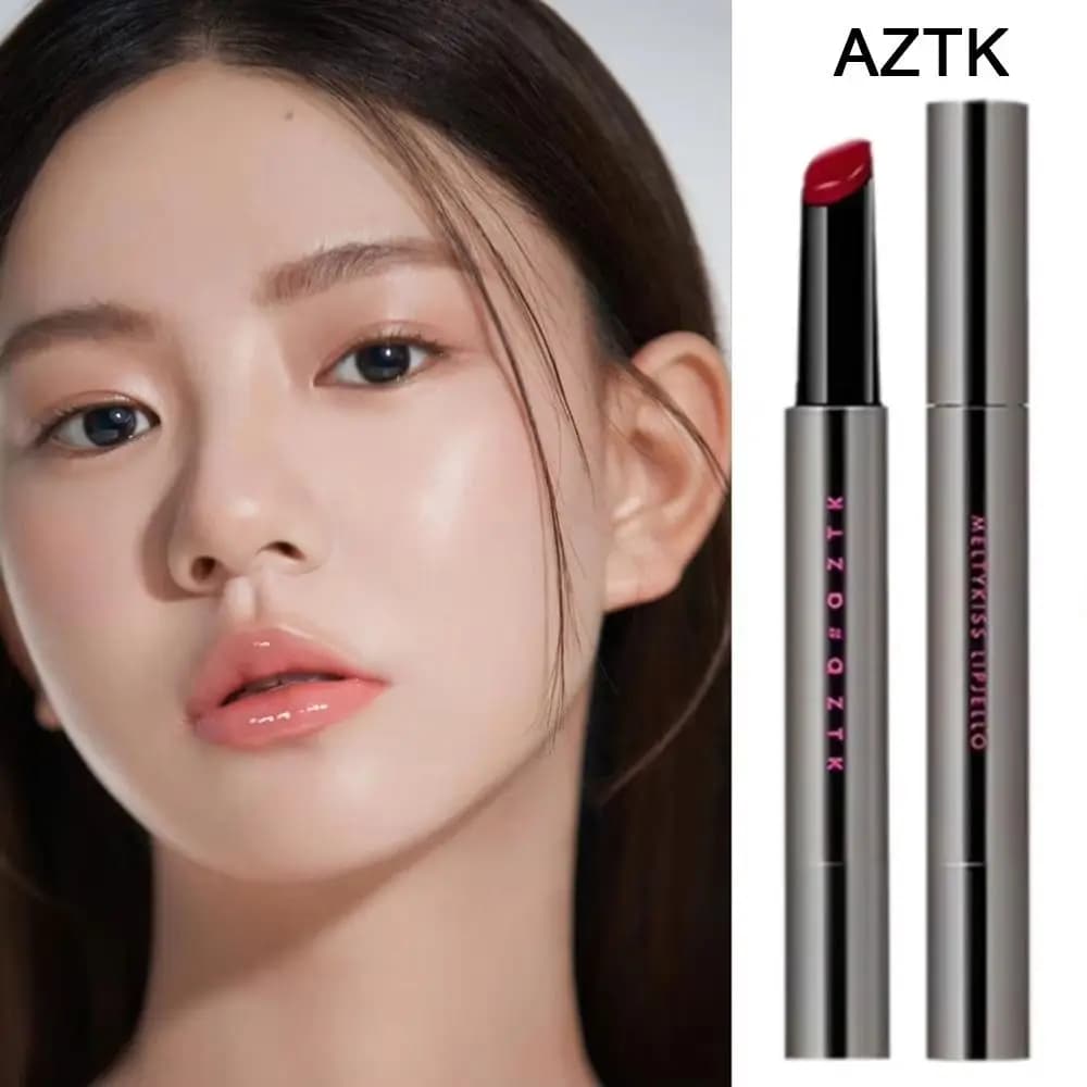 1 Pz AZTK MELTYKISS JELLO Lucidalabbra Paffuto Impermeabile Sexy Specchio Acquoso Rossetto Antiaderente Idratante Duraturo Linee delle labbra