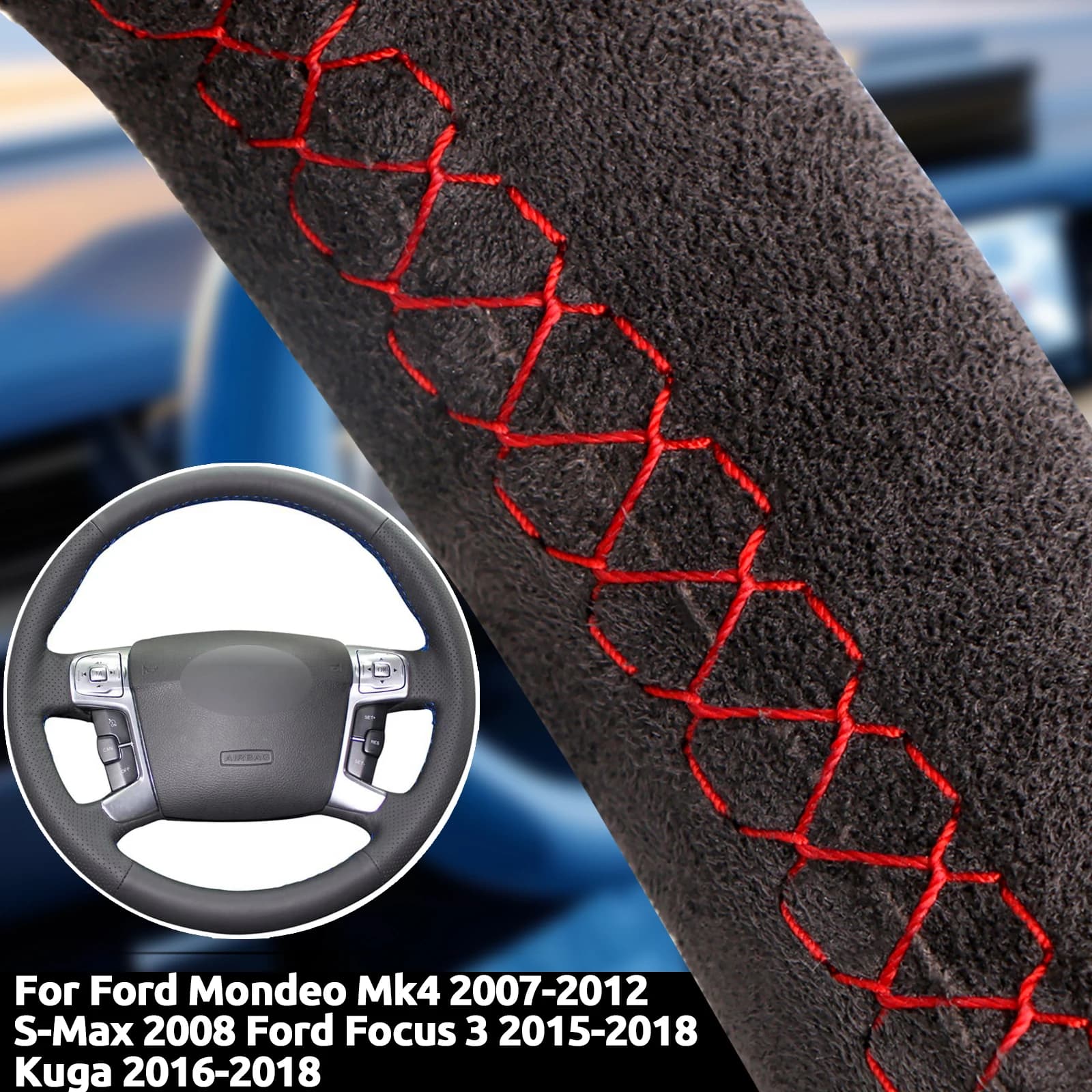 Car Seat Cover for Ford Mondeo Mk4 2007-2012 S-Max 2008 Ford Focus 3 2015-2018 Kuga 2016-2018 Car Accessories