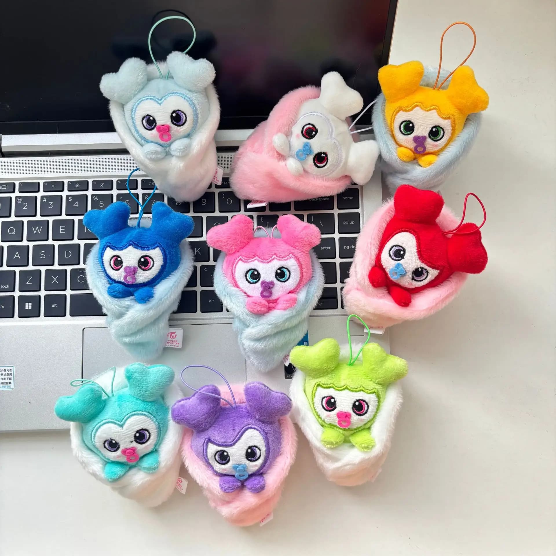 Around Korea Park Jihyo Hirai Momo Sun Chaeyoung Momo Lovely Pacifier Plush Doll Pendant Friend Gift