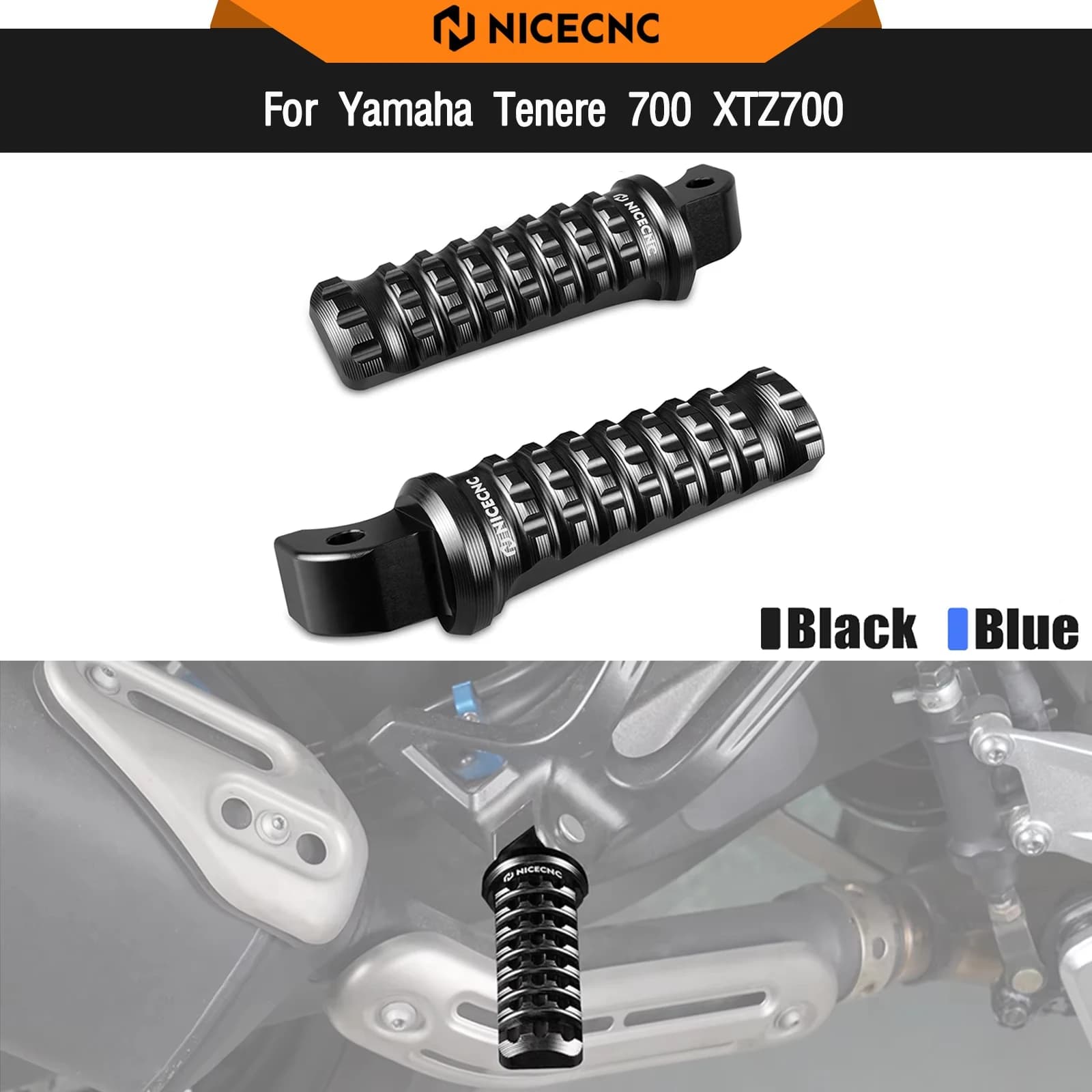 Per Yamaha Tenere 700 T700 XTZ700 2019-2022 Passeggero Posteriore Pedane Pioli TENERE700 T7 Rally Edition 2020-2022 Tracer 900/GT