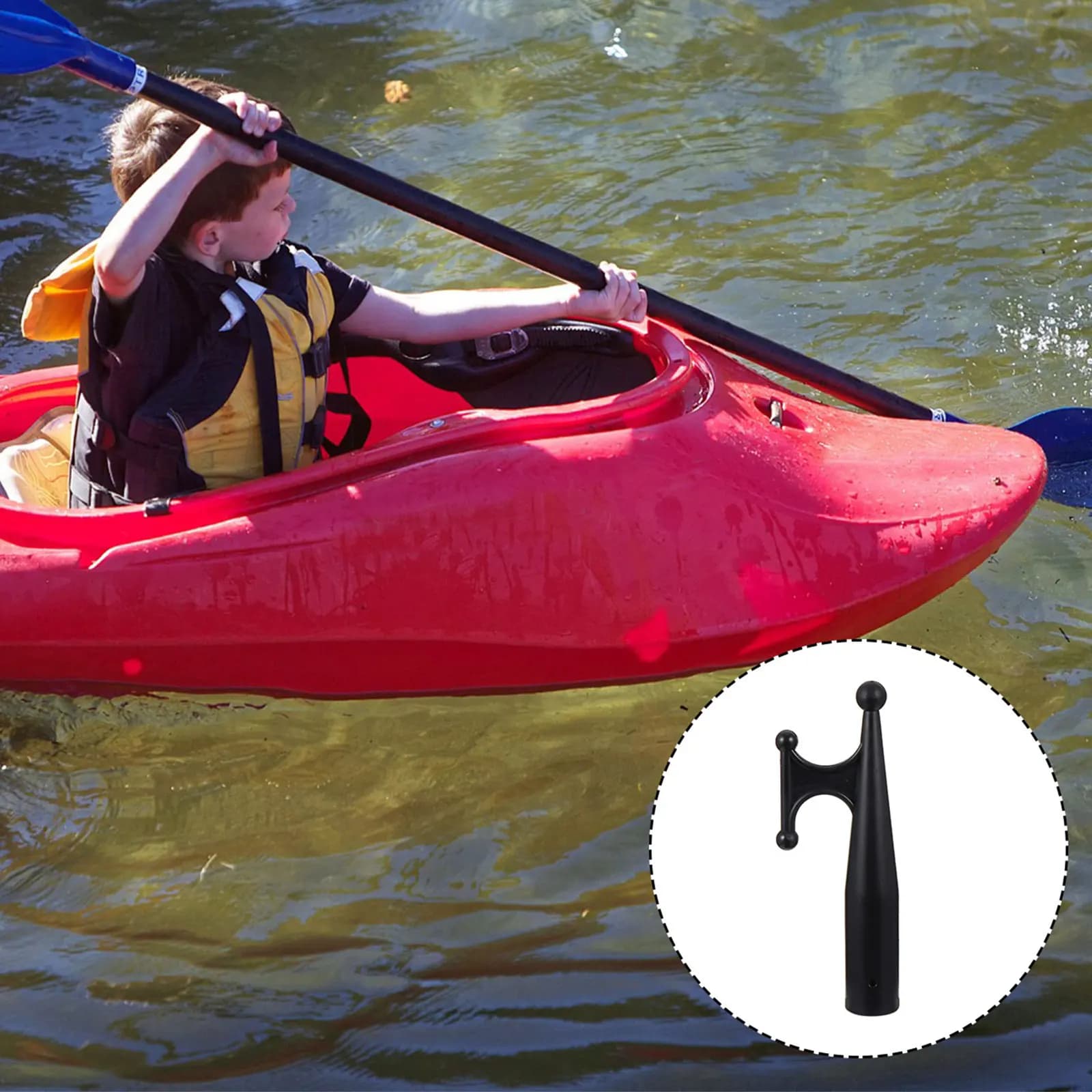 Set di 3 Ganci Multifunzione in Nylon per Imbarcazioni, Accessori per Ancoraggio e Attracco di Kayak e Yacht