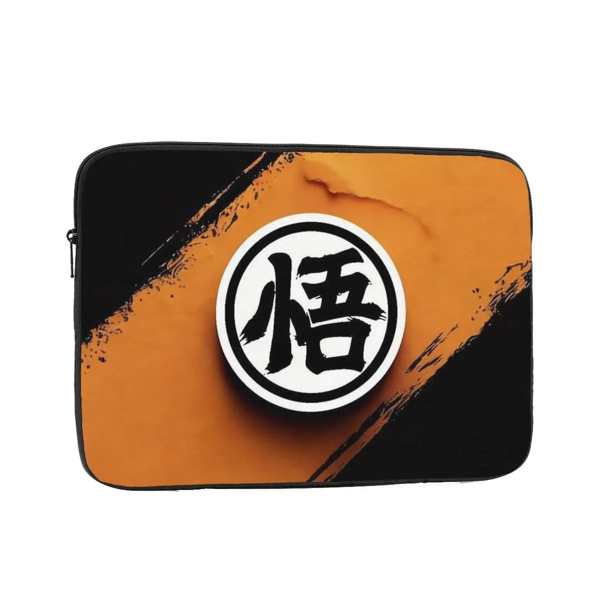 Custodia Antiurto per Laptop 12 13 15 17 Pollici DBZ con Simbolo Kanji, Borsa per Notebook Son Goku