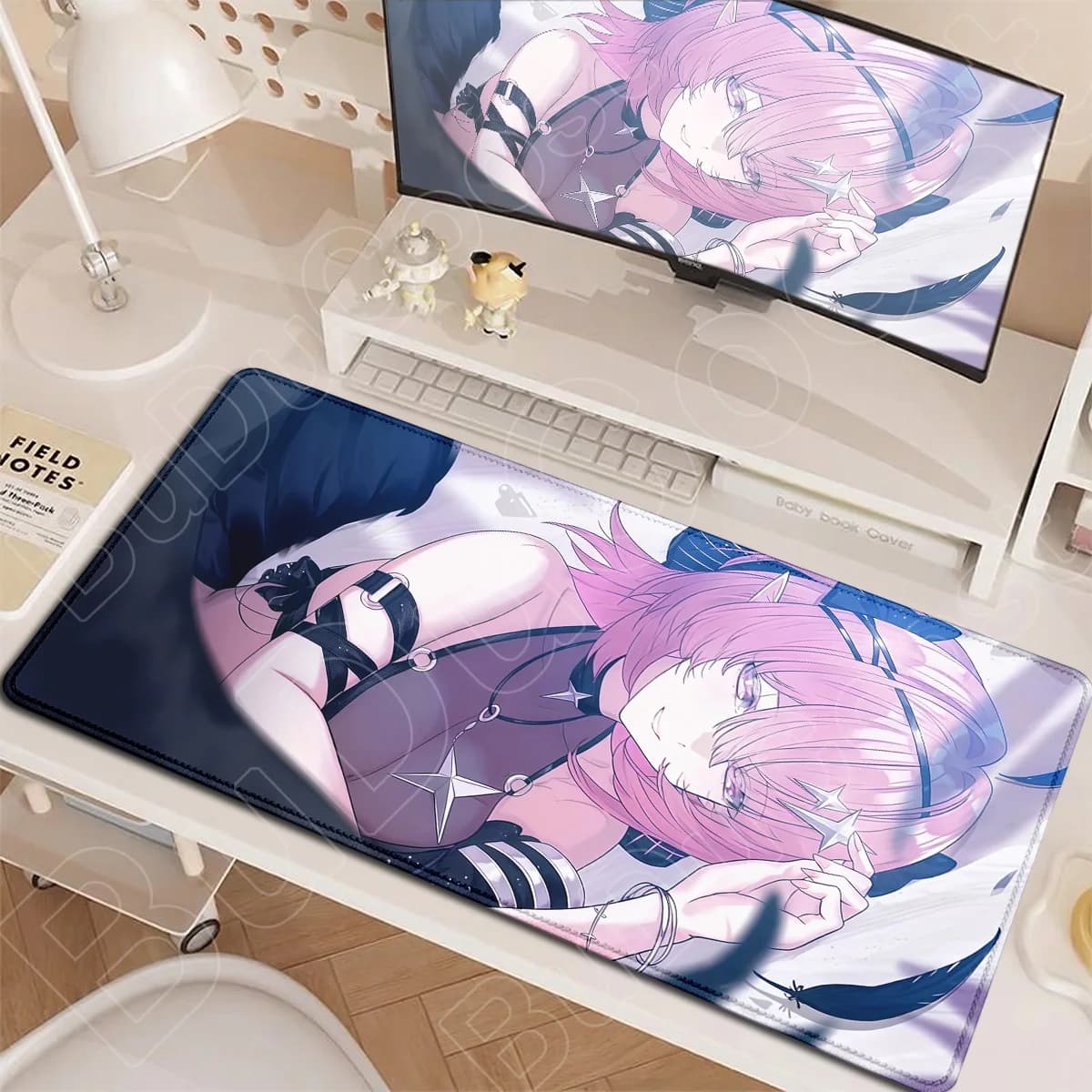 Office Non-slip XXL Keyboard Desktop Mats Zenless Zone Zero Kawaii Girl Remielle Dan ZZZ Gaming Mouse Pad Large Anime Laptop Rug