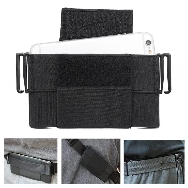 Invisible Wallet Waist Bag Belt Pouch Portable Pouch Card Storage Bag for Men Women Passport Holder Organizers Hunting Outdoor