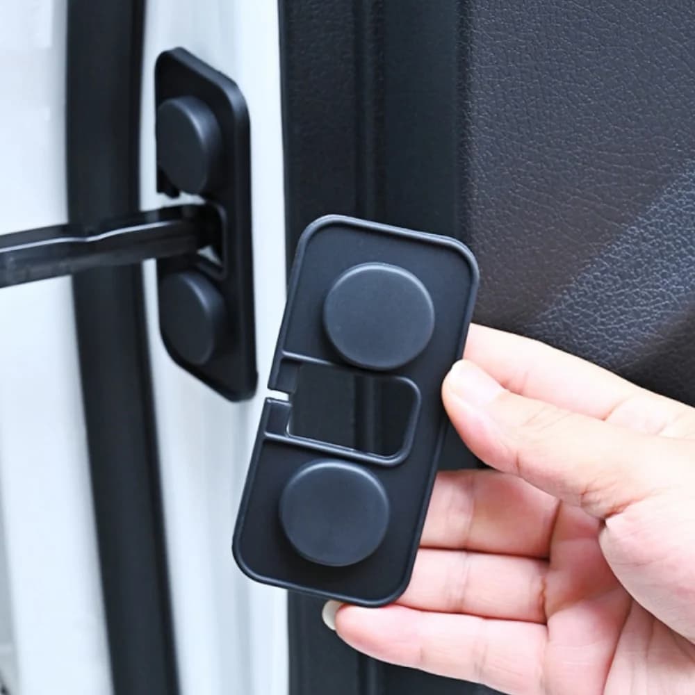 4 pezzi accessori interni auto limitatore porta auto protezione braccio porta auto stabilizzatore serratura copertura protettiva ammortizzante tappo copertura