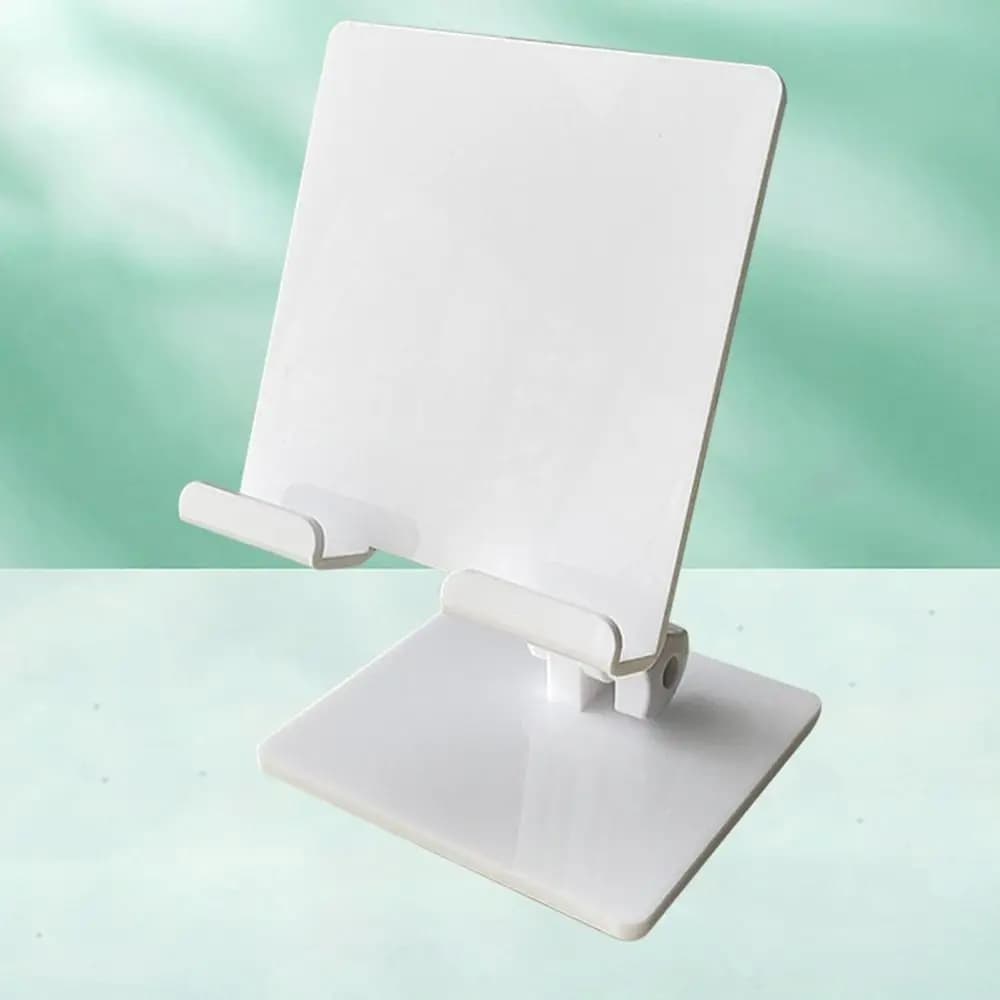 Supporto per tablet in acrilico regolabile, facile da usare, supporto portatile antiscivolo trasparente, robusto e durevole, supporto per cellulare