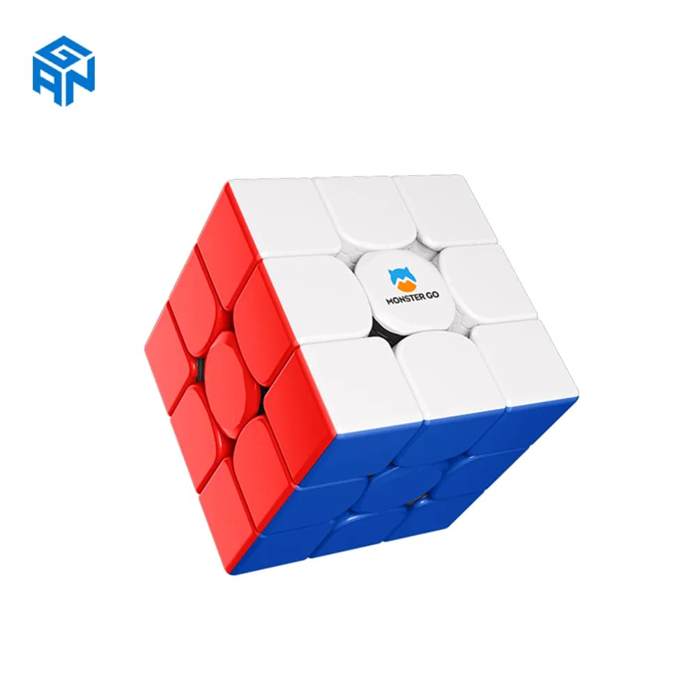 GAN Monster GO 3x3 M EDU Cubo Magico Magnetico Professionale Senza Adesivi Giocattolo Antistress GAN EDU 3X3 Cubo Magico Puzzle
