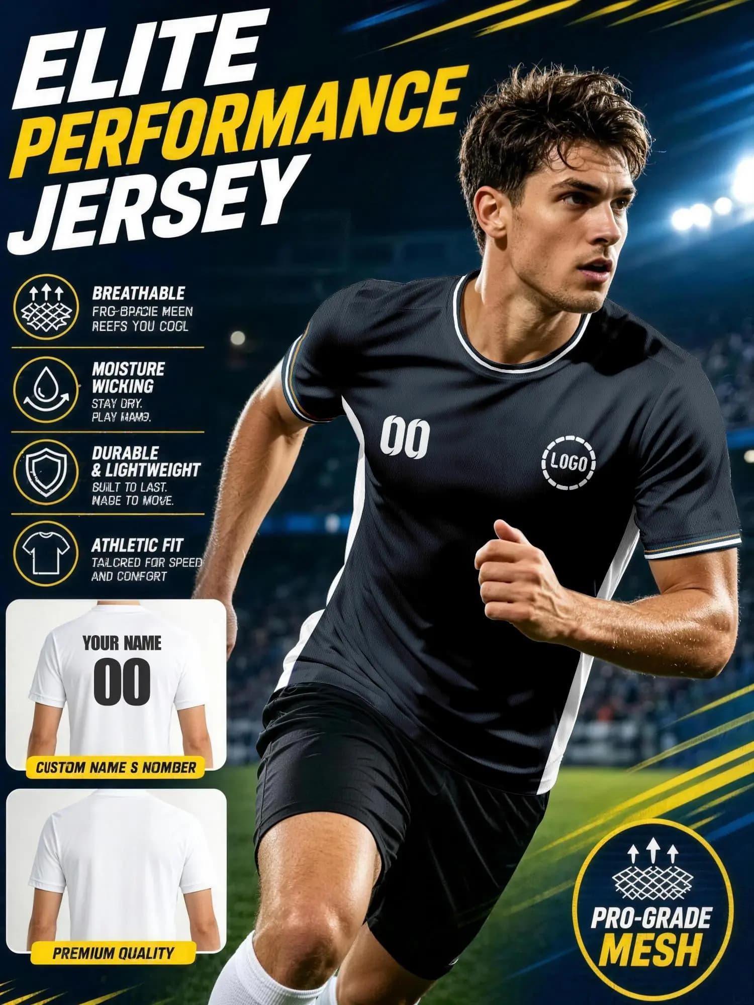 Panama 2026 Personalized Customization Name and Number Quick Moisture Release Breathable Adult Sports Top Fan Jersey