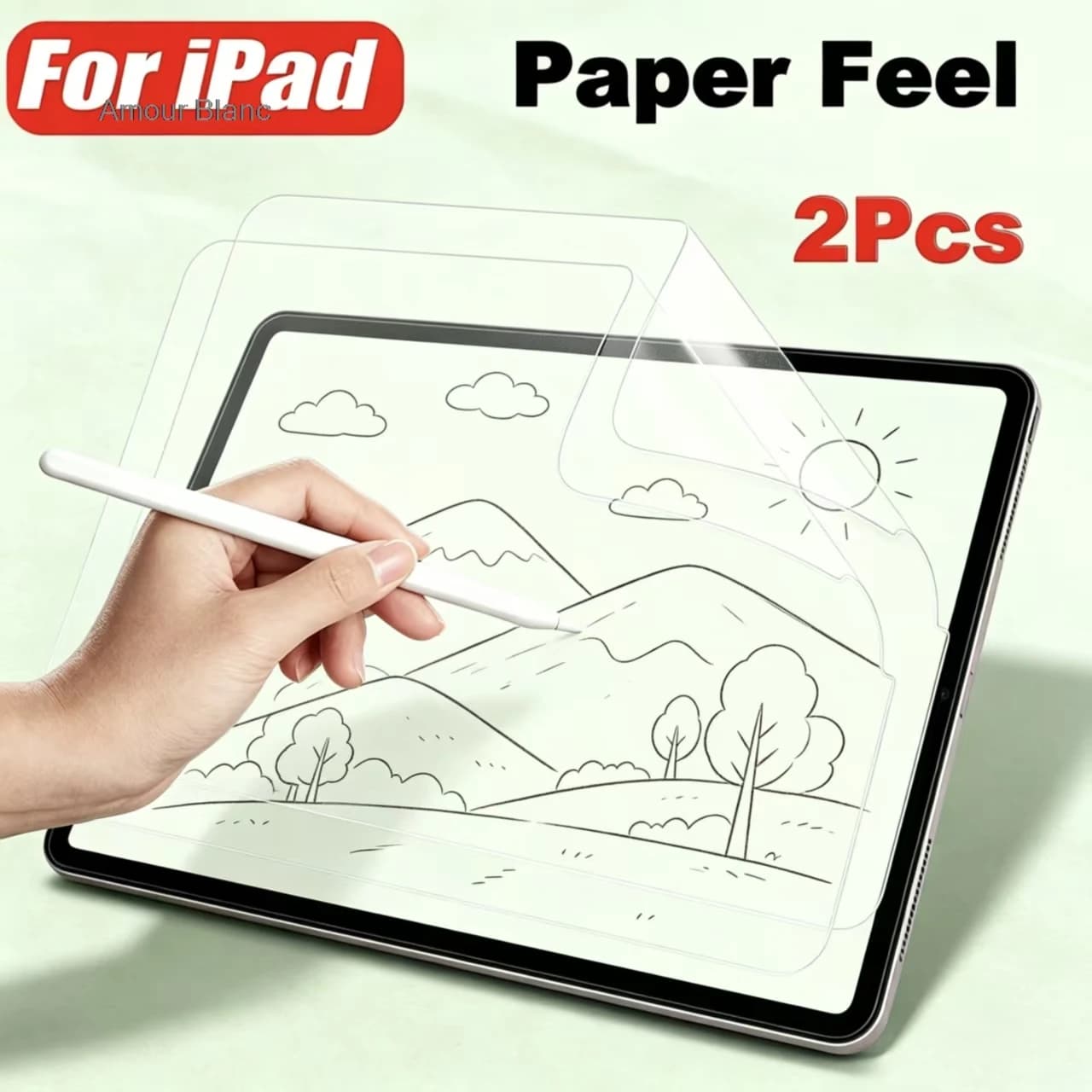 Paper Feel Anti Reflection Screen Guard For iPad Pro 11 M4 iPad 10th 11th 12th Gen Air 3rd 4th 5th Gen Tablet Drawing Accessory