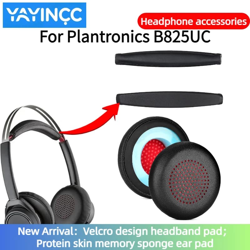 Replacement Velcro Earring Bearings / Strings / Earphone Locks for Game Headphone Repair Parts Plantronics B825UC