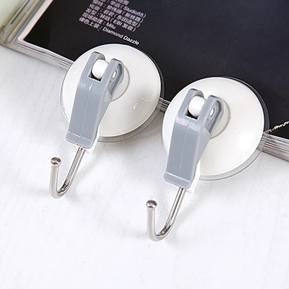 Ganci a ventosa resistenti per carichi pesanti, in ABS industriale, rimovibili, per cucina, bagno, soggiorno, asciugamani, borse, cappelli