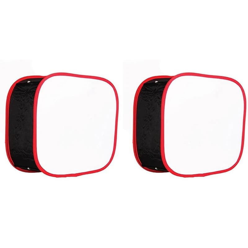 2025 New-2X Softbox pieghevole portatile Pannello luminoso a LED Modificatore di illuminazione per ambienti a luce diffusa per luce a LED