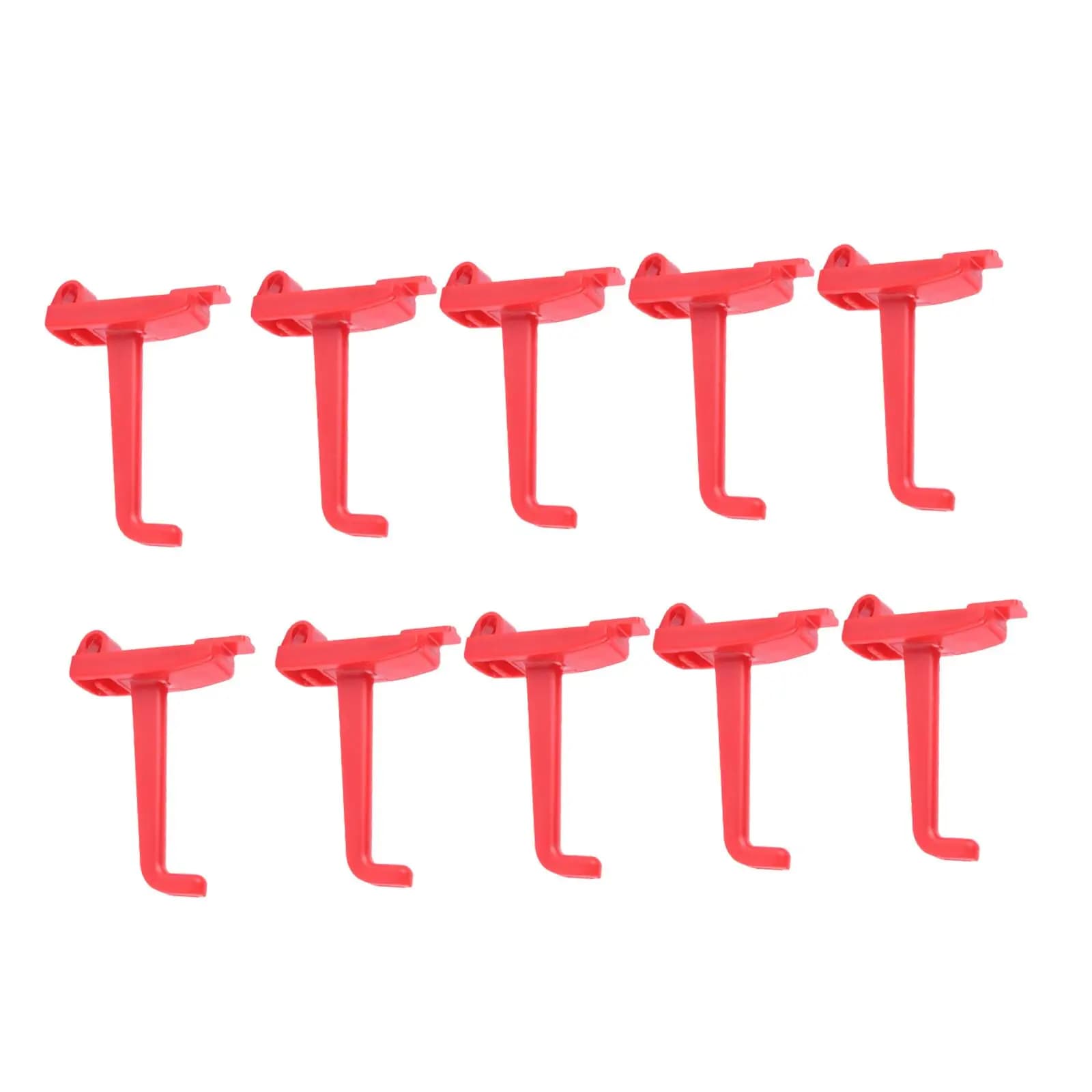 10 Pieces Pegboard Hooks Rack Accessories Widget Tool Hanger Wrench Holder