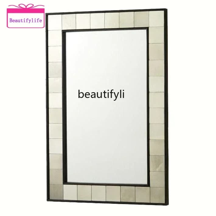 YL European-style collage bathroom, wall-mounted decorative mirror, three-dimensional bedroom dresser-style customization