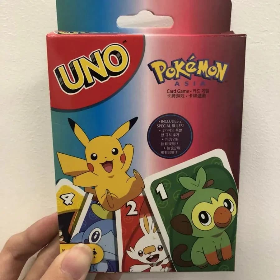 UNO giochi Pokemon Sword & Shield gioco di carte famiglia divertente intrattenimento gioco da tavolo carte da Poker gioco confezione regalo