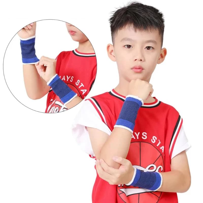 Supporto per polso a compressione da 1/2/3/4/5/6 pezzi, supporto per polso in tessuto a maglia per calcio, corsa, pallavolo, basket