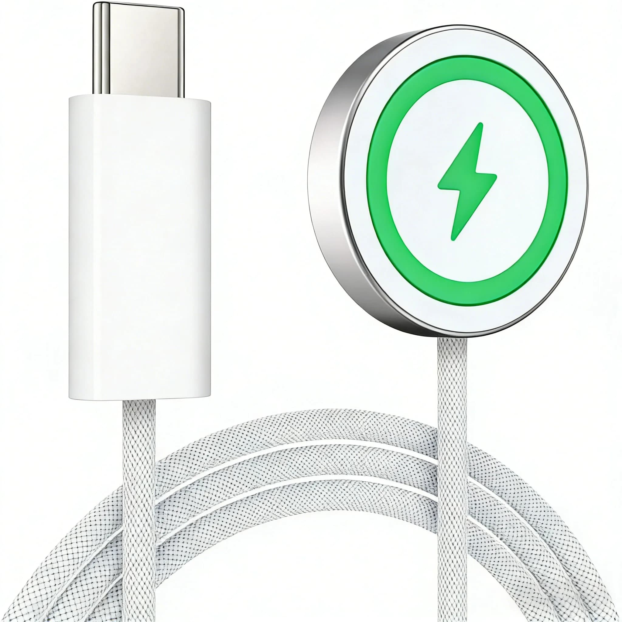 Cavo di Ricarica USB C 5W a Ricarica Rapida Compatibile con Apple Watch, Cavo Magnetico per Ricarica Compatibile con Watch Series 10 9 8