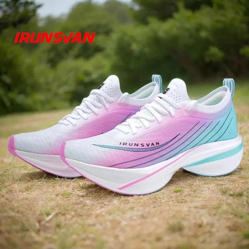 IRUNSVAN Hot Fire 2.0 Pro T800 Full Length Carbon Plate Men's Running Shoes Marathon Ultra-Light Women's Running Shoes 24098(1)