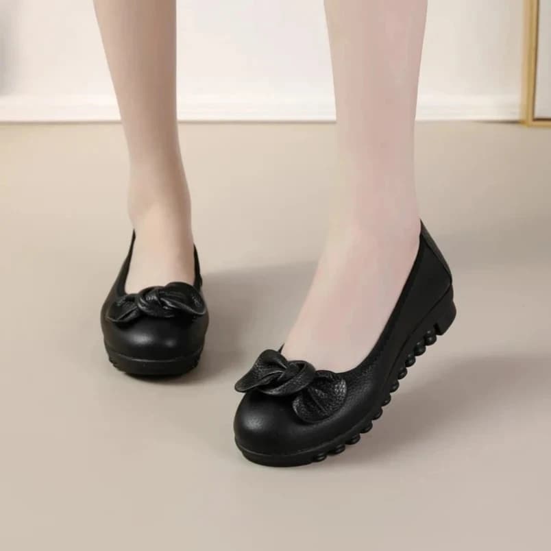 2025 autunno femminile in vera pelle comfort slip-on calzature scarpe basse mocassini da donna scarpe da lavoro casual da infermiera fatte a mano