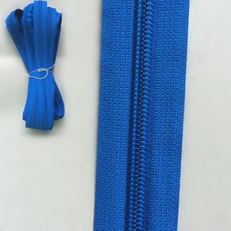 12 m/le Continuous Non Block YKK Closure Chain Nylon Tape Roll Reel Cursor Pele Bag Case Backpack Replace Accessory For Sewing