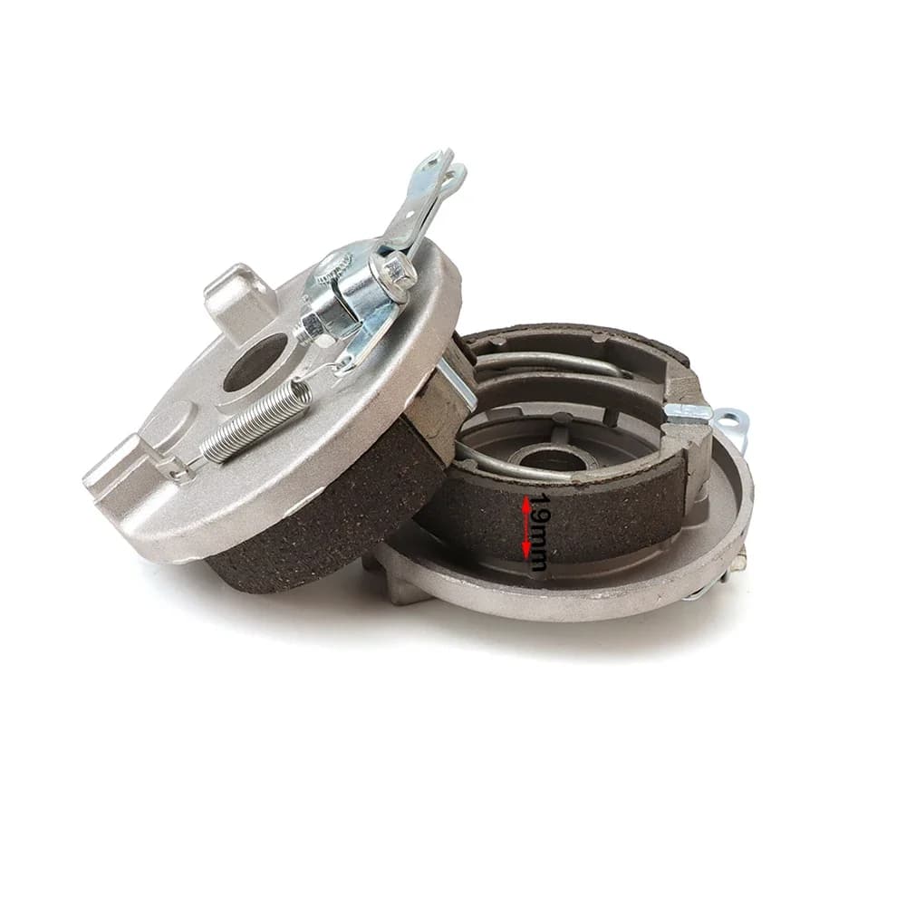 Pastiglie freno a tamburo anteriore Copertura freno sinistra/destra per 50cc 70cc 90cc 110cc 125cc 150cc ATV elettrico Go Kart UTV Quad