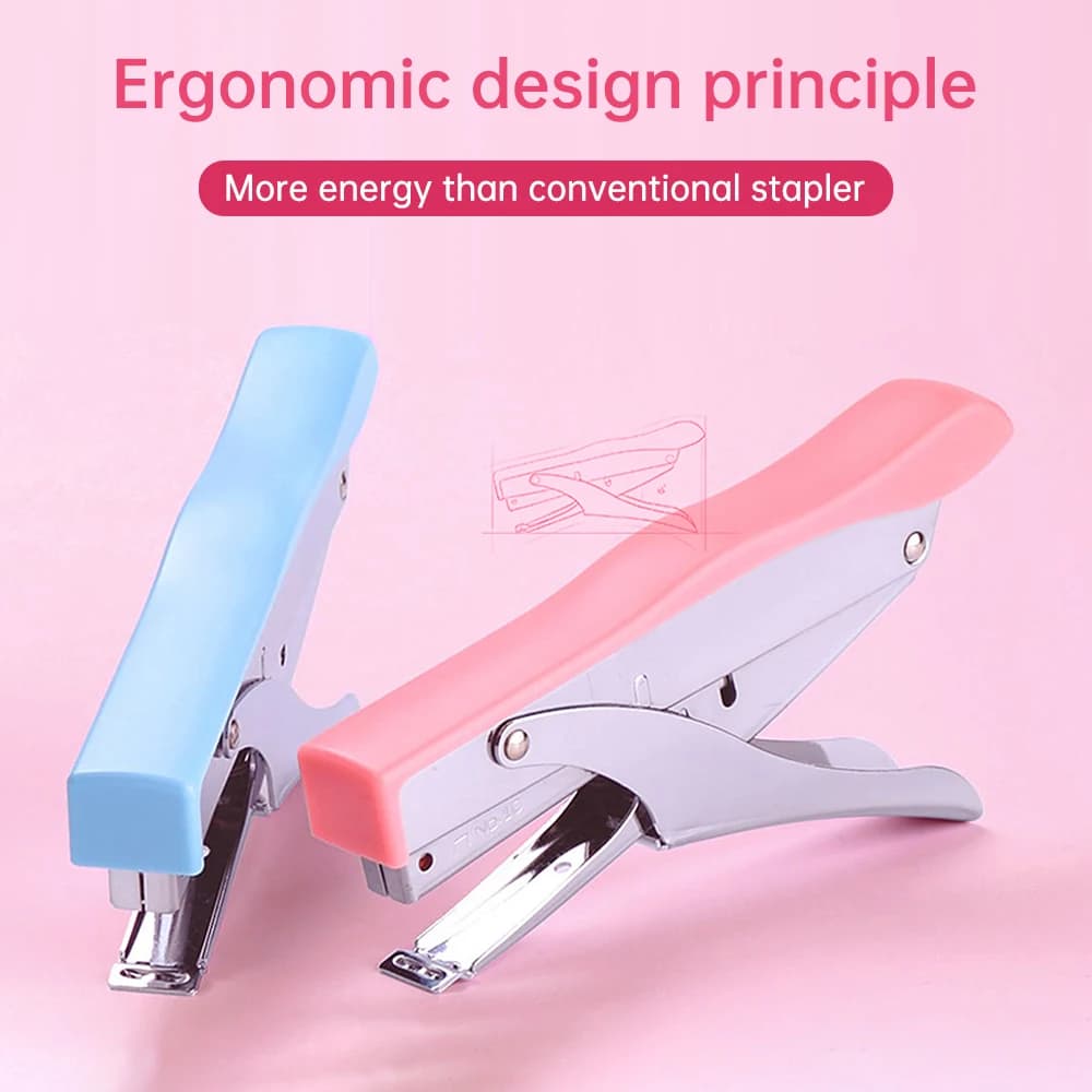 Cucitrice KW-triO con Capacità di 10 Fogli per Rilegatura Carta, Minore Sforzo, Adatta per 10 Fogli # Graffette per Negozio, Scuola, Ufficio e Forniture per la Casa
