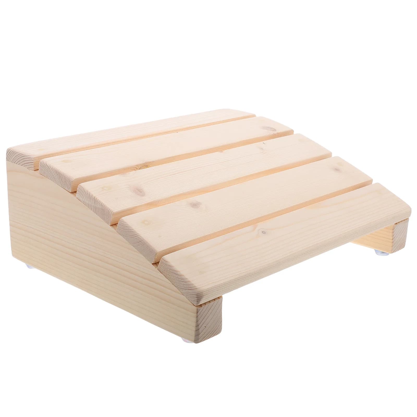 Child Piano Stool Wooden Ergonomic Footrest Cushioned Seat Adjustable Height for Beginners Kids Piano Keyboard Practice Home