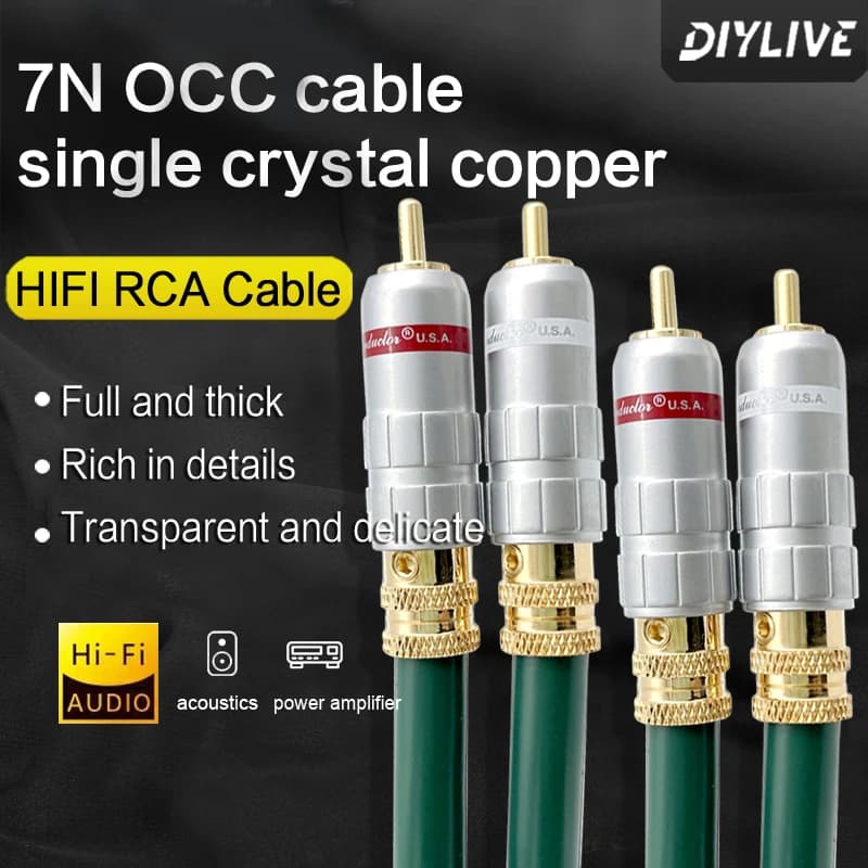 DIYLIVE hi-fi giappone Furutech FA-220 OCC Single Crystal rame fire Signal Wire Audio Wire crittografia schermatura