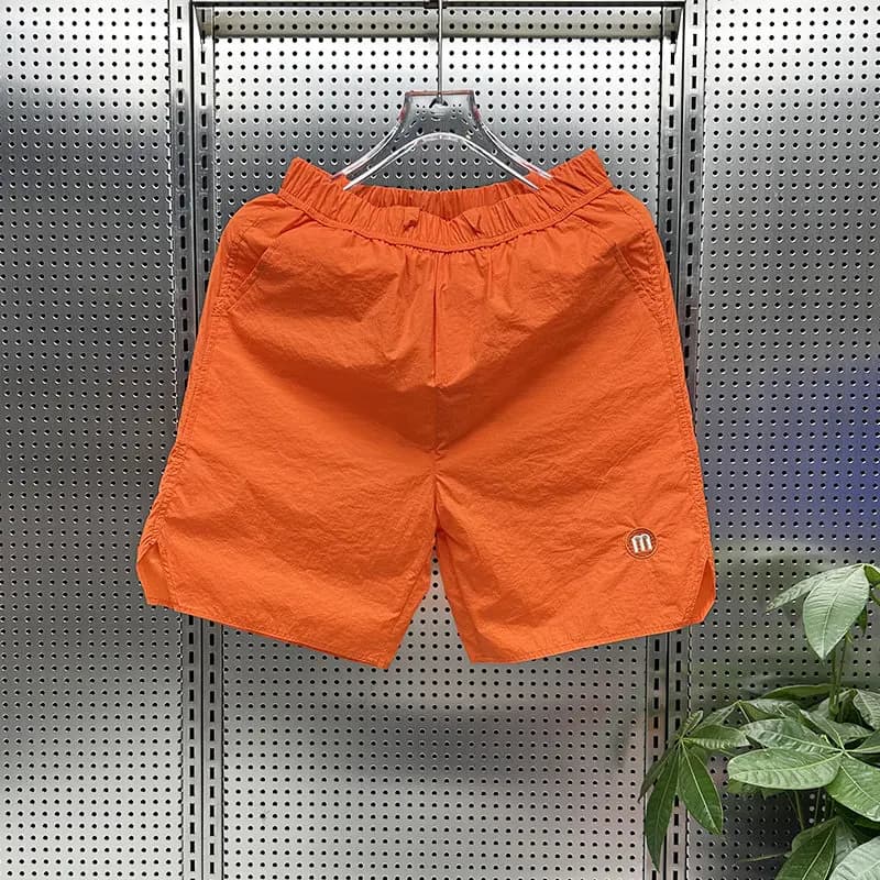 Summer New Men's Casual Shorts Thin Beach Pants Quick Dry Youth Fashion Trend Outerwear Fourths Short Length Straight Cut