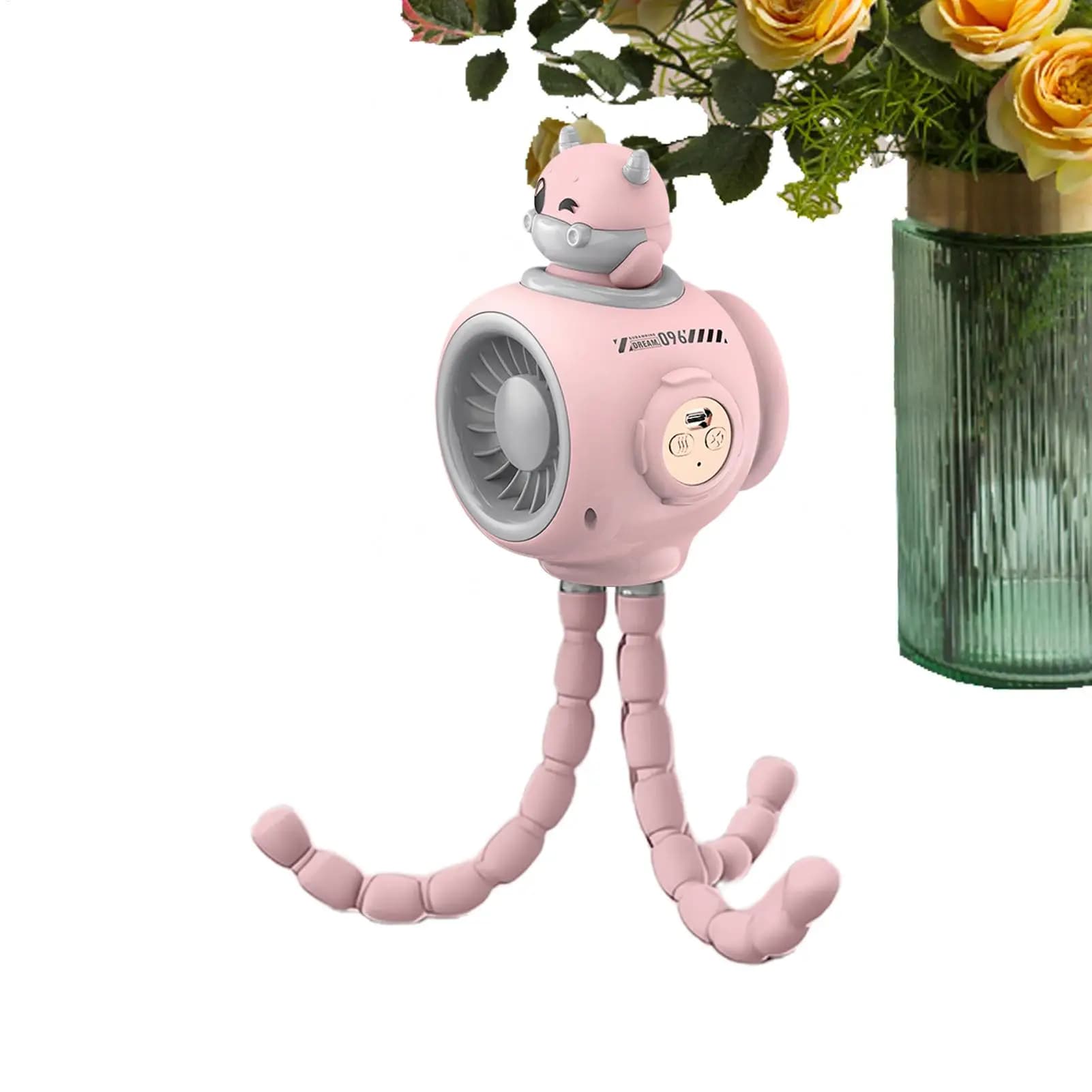Stroller Misting Fan Clip Fan For Stroller Three Speed USB Charging Cooling Tool For Shopping Camping Car Seat Outdoor Travel