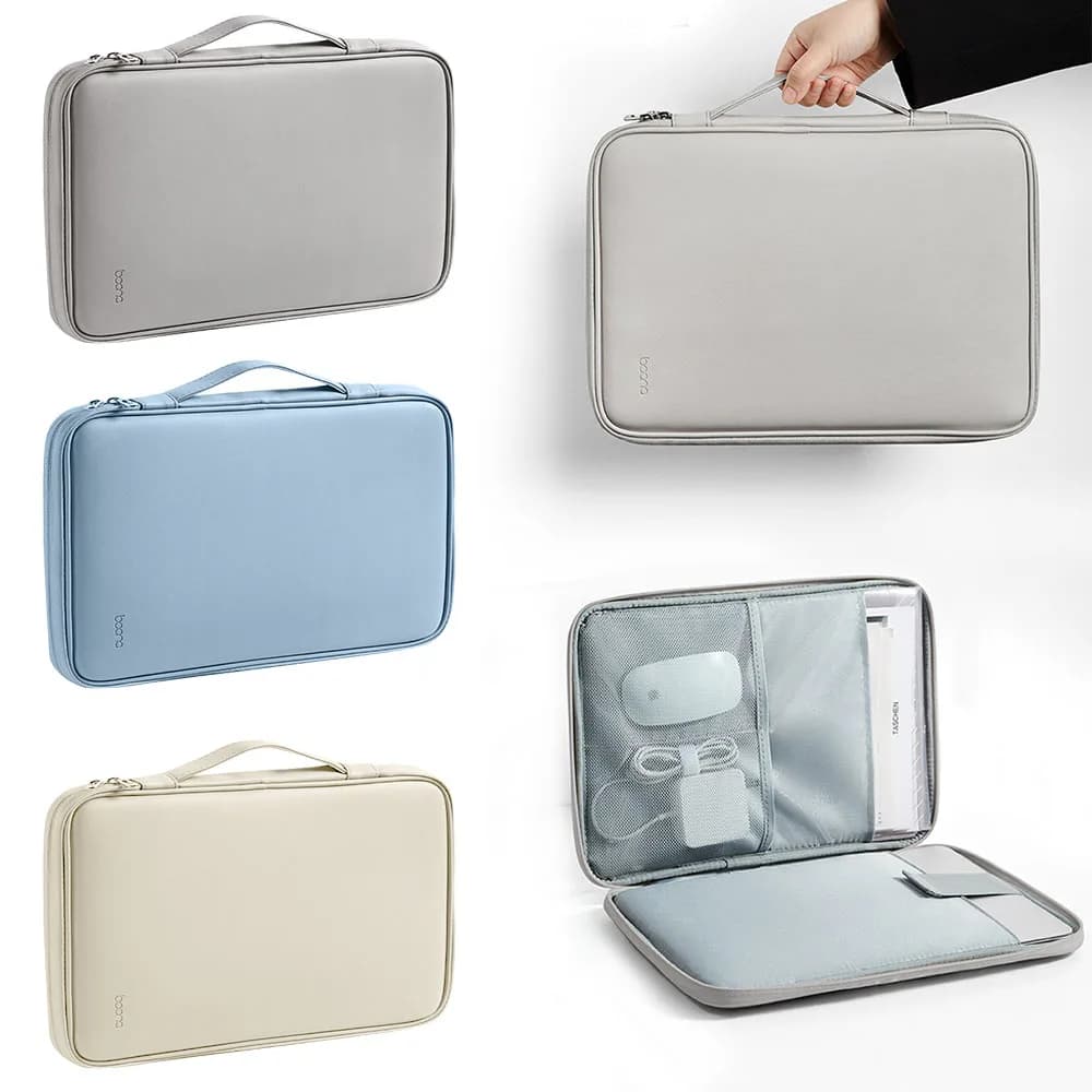 Borsa in pelle PU, borsa per tablet, borsa per laptop adatta per Apple Mac, Lenovo, Xiaomi, Huawei