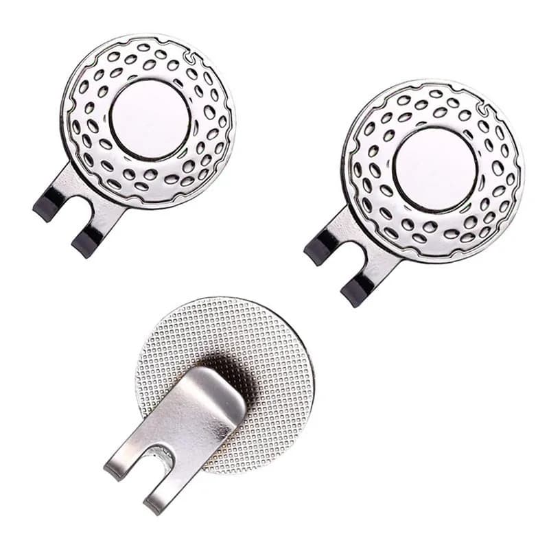 10 pack Golf Cap Clips - Zinc Alloy With Strong Magnet , Magnetic Hat Clips ForBall Markers, Great Gift for Golf Enthusiasts