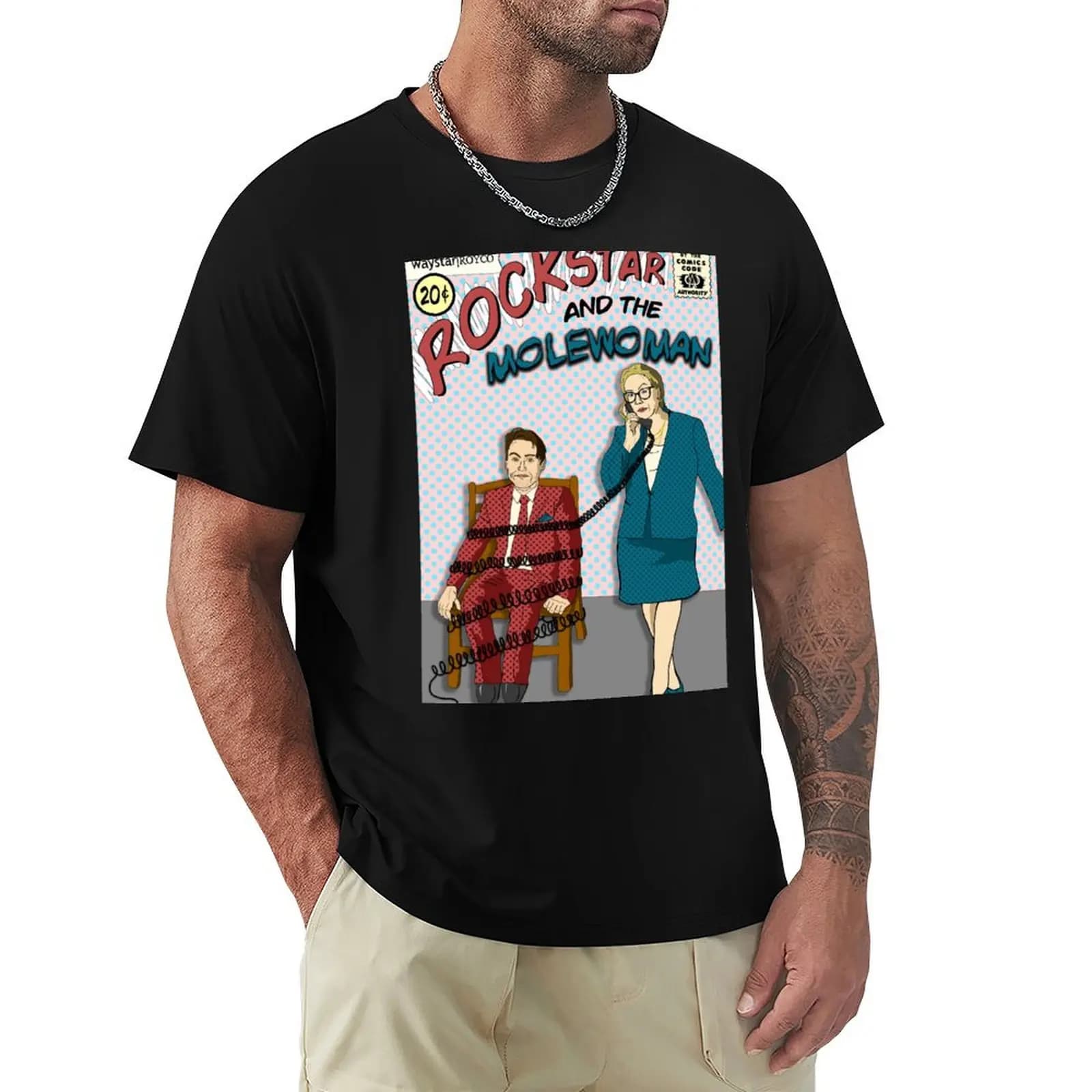 T-shirt Rockstar e The Molewoman [Roman e Gerri] a tema Halloween