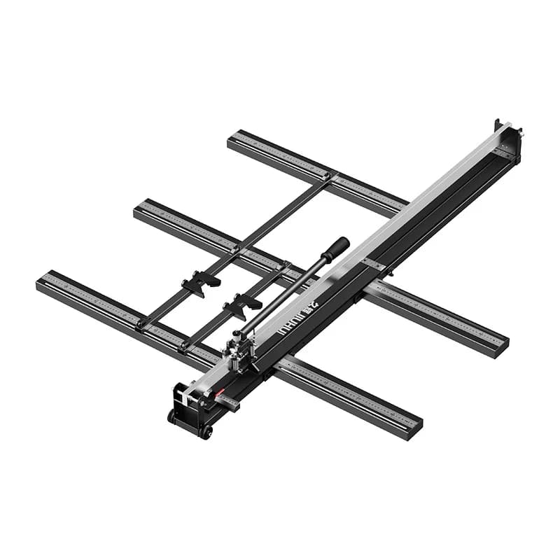 Taglierina manuale per piastrelle a spinta con paletta magnetica