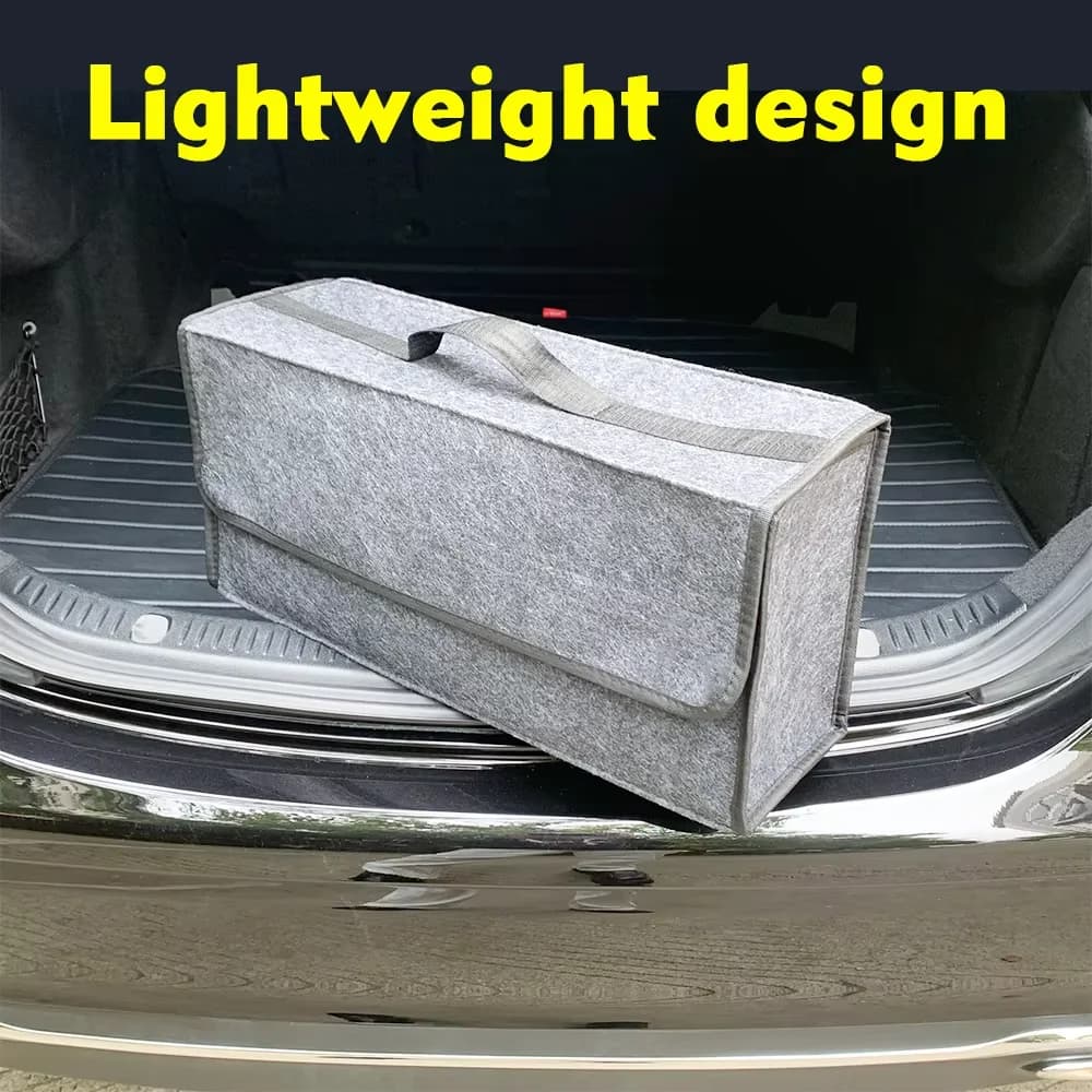 Auto Bag Organizer Large Anti-slip, Car Storage Bag, Soft Felt Storage Box, Accessories