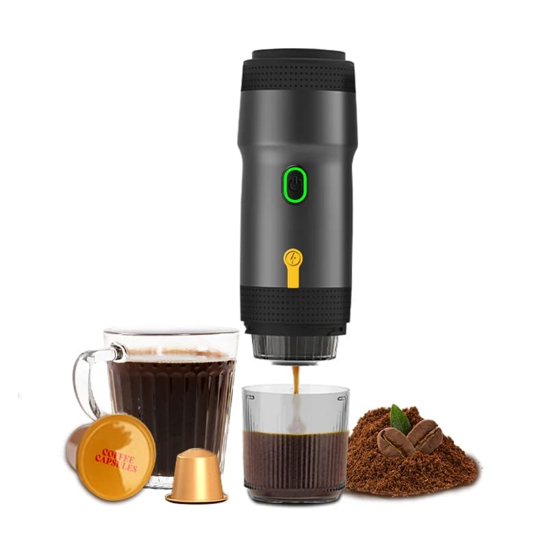 60 ml wireless heating portable electric coffee machine suitable for coffee capsules/powder rides and family camping trips