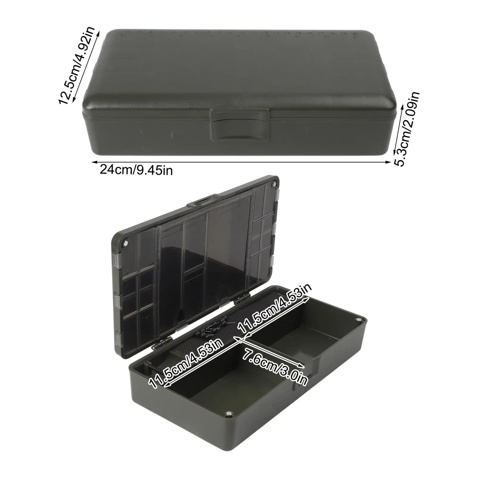 Fishing trip Carp Fishing equipment box Fishing equipment box Magnetic equipment box Deep compartment Main line preservation
