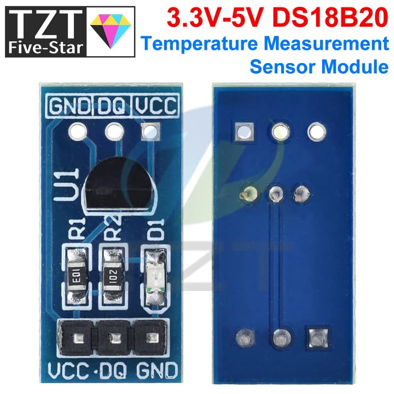 Modulo di rilevamento della misurazione della temperatura TZT 1/3 pezzi DS18B20 per Arduino