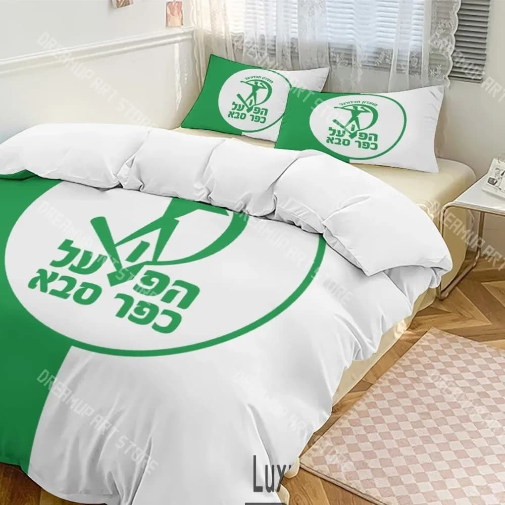 3D Print Hapoel Kfar Saba Bedding Set Twin Queen King Full Size Duvet Cover Pillowcase Bed boys girls Adult Home Textiles