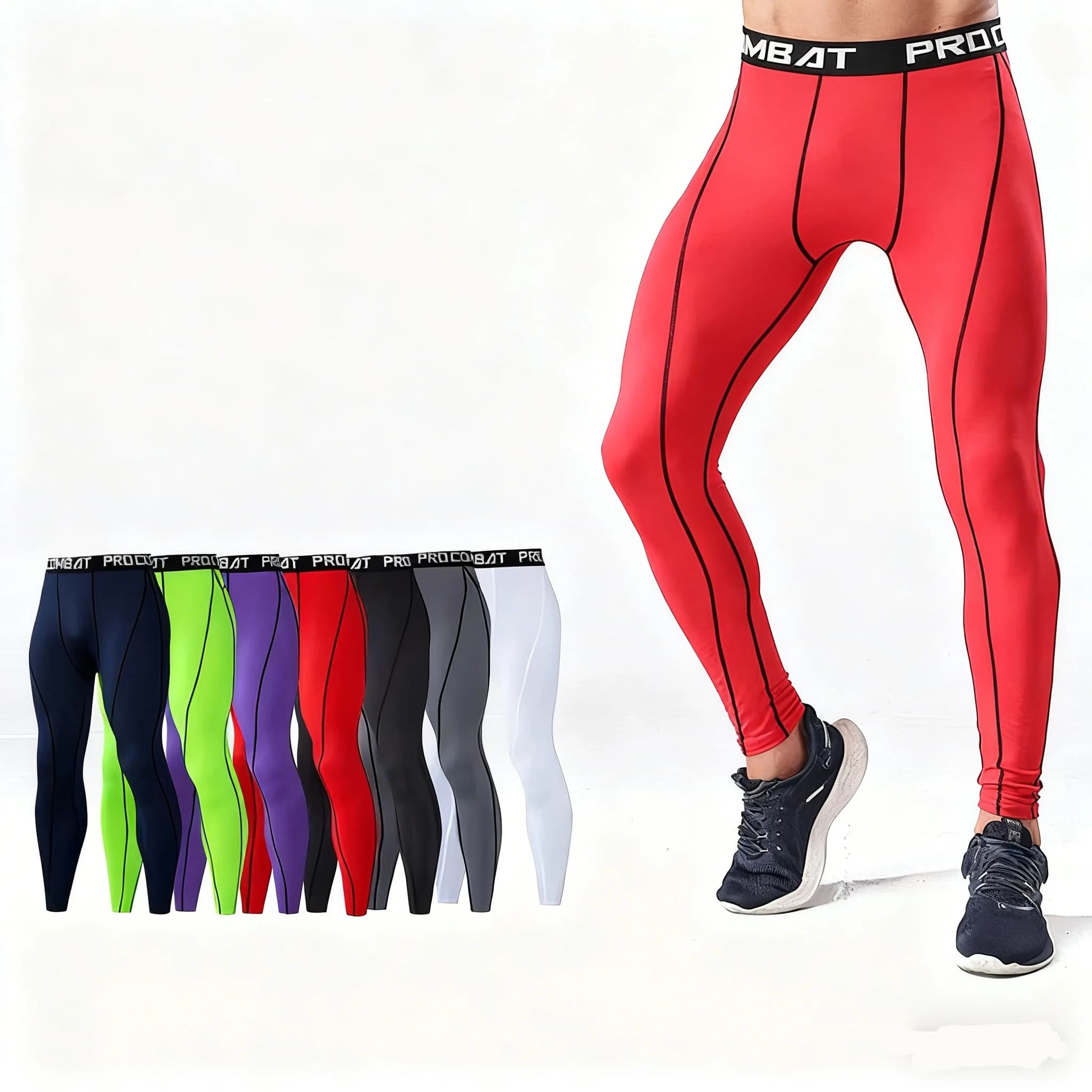 Leggings Sportivi da Uomo 2026: Pantaloncini a Compressione Traspiranti per Corsa e Allenamento