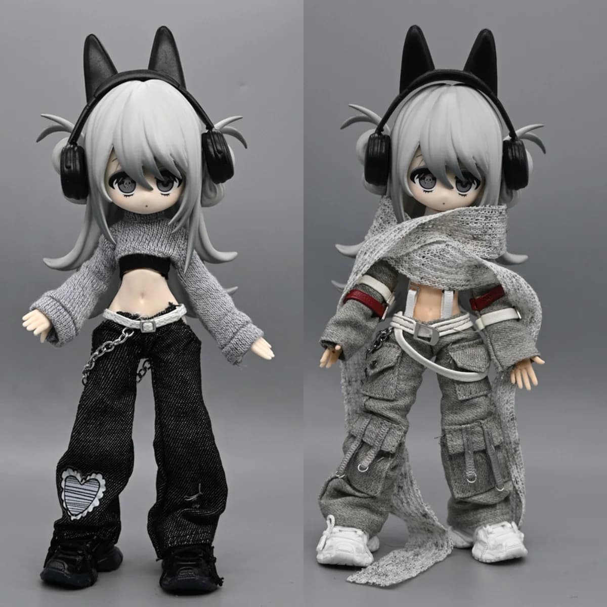 【15 giorni realizzati】 Soldato in scala 1/12 Alla moda carino a due stili Set Farfalla per Asi3 Action Figure Modello fai da te