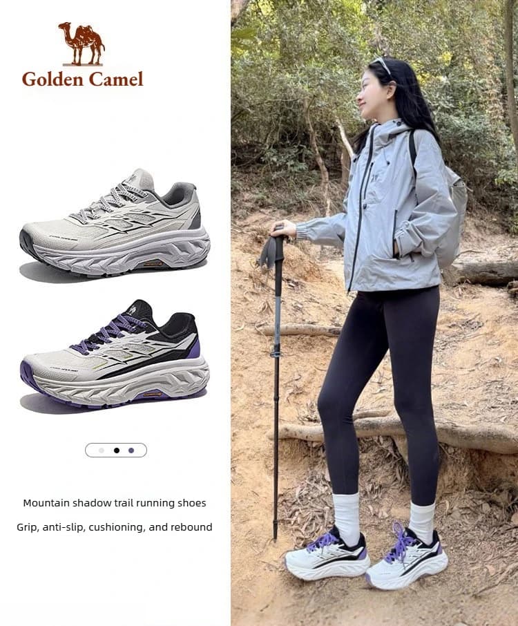 Scarpe Sportive da Jogging Golden Camel per Donne, Sneakers da Trail Running per Lunghe Distanze, Outdoor, Tutti i Terreni, Antiscivolo con Cuscinetto OrthoLite