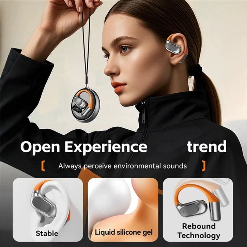 N09R-M113 Intelligent Translator Headphones AI translation to 144 languages Wireless On-ear Translator Device Silver