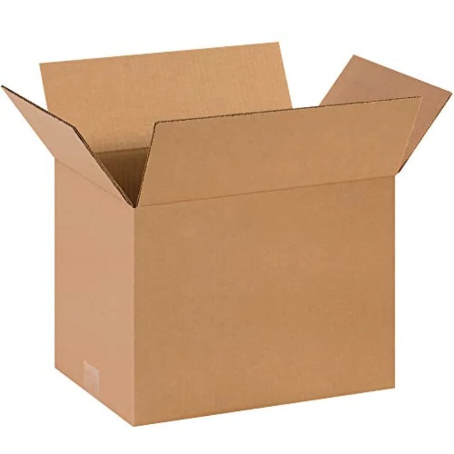 Scatole di cartone ondulato 14 x 10 x 10 cm, medie, 14"L x 10"W x 10"H, confezione da 25, per spedizioni, imballaggi, traslochi e stoccaggio, per casa o altro.